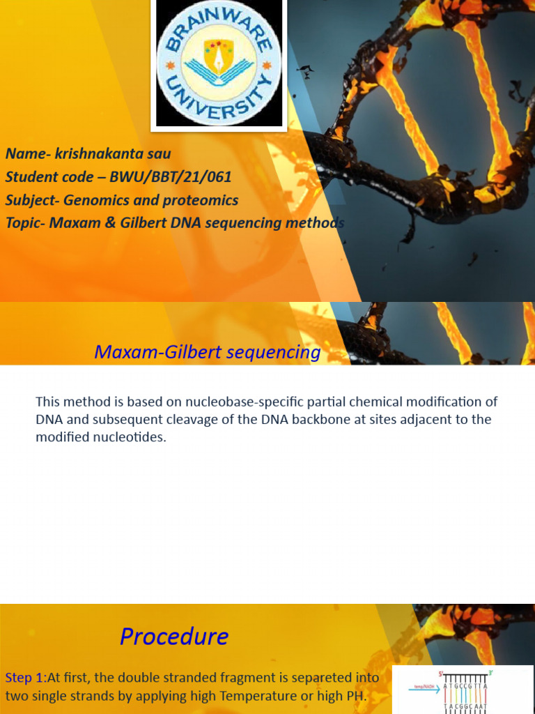 BWU BBT 21 061 Genomic and Proteomics | PDF | Dna Sequencing | Dna