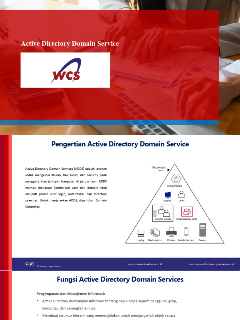Layanan Active Directory Domain Services | PDF