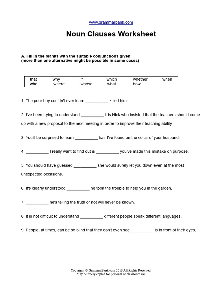 noun-clauses-exercises-pdf