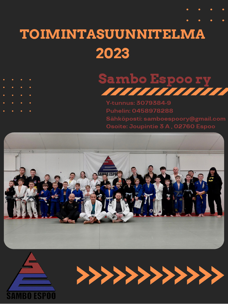 SAMBO, Suunnitelma 2023, PDF PDF