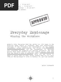 Everyday Espionage