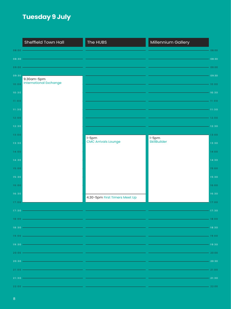 CMC2024 Conference Timetable PDF