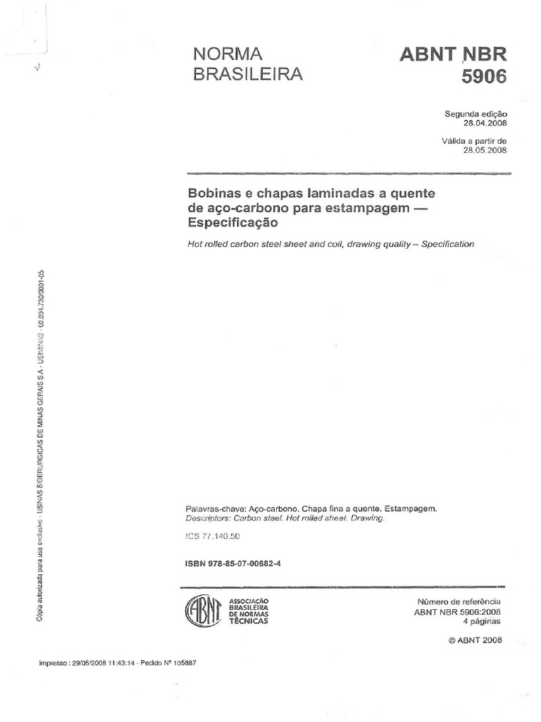 Abnt NBR 5906 | PDF