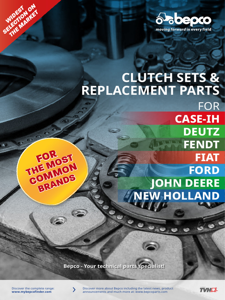 Bepco Clutch Parts Overview | PDF | Motor Vehicle | Manufactured Goods