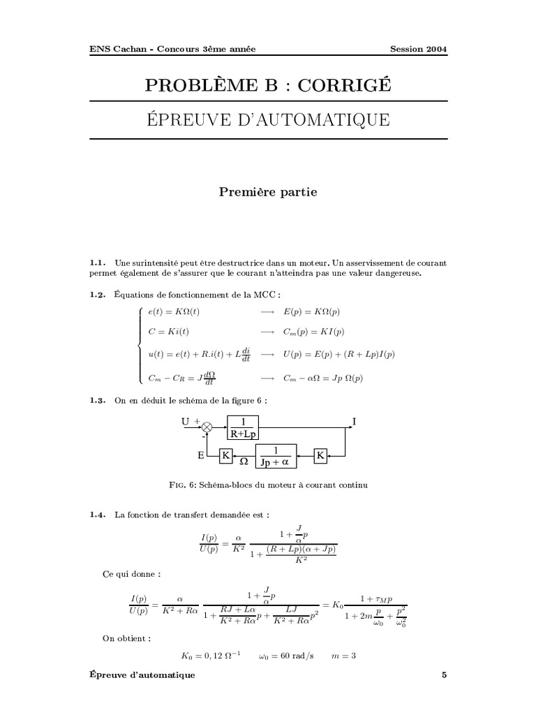 Automatique GE3 2004 Cor | PDF