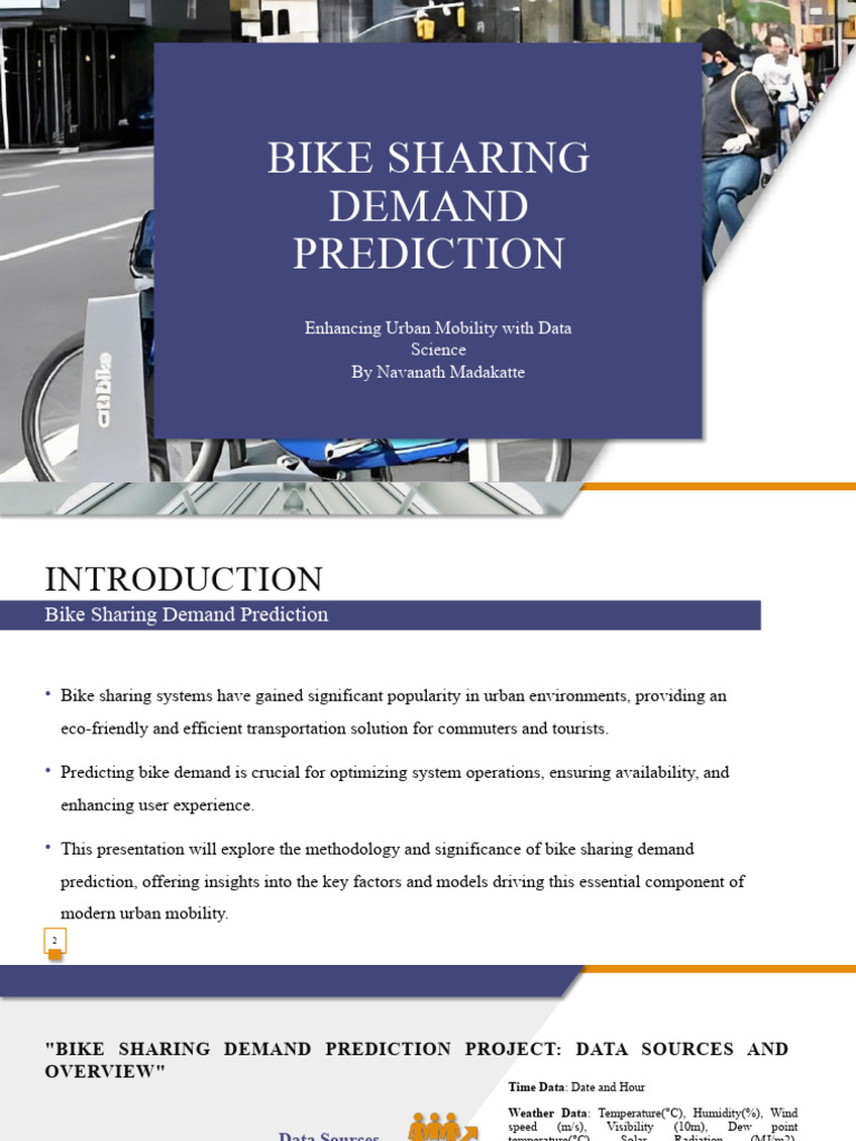 Bike Sharing Demand Prediction Insights | PDF | Transport | Sustainability
