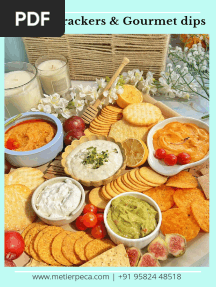 Métier PECA Healthy Crackers & Gourmet Dips