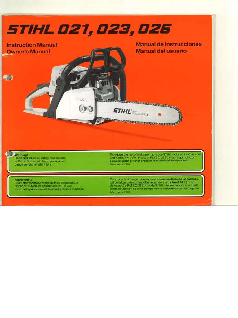 STIHL 025 MANUAL PDF visual data 2