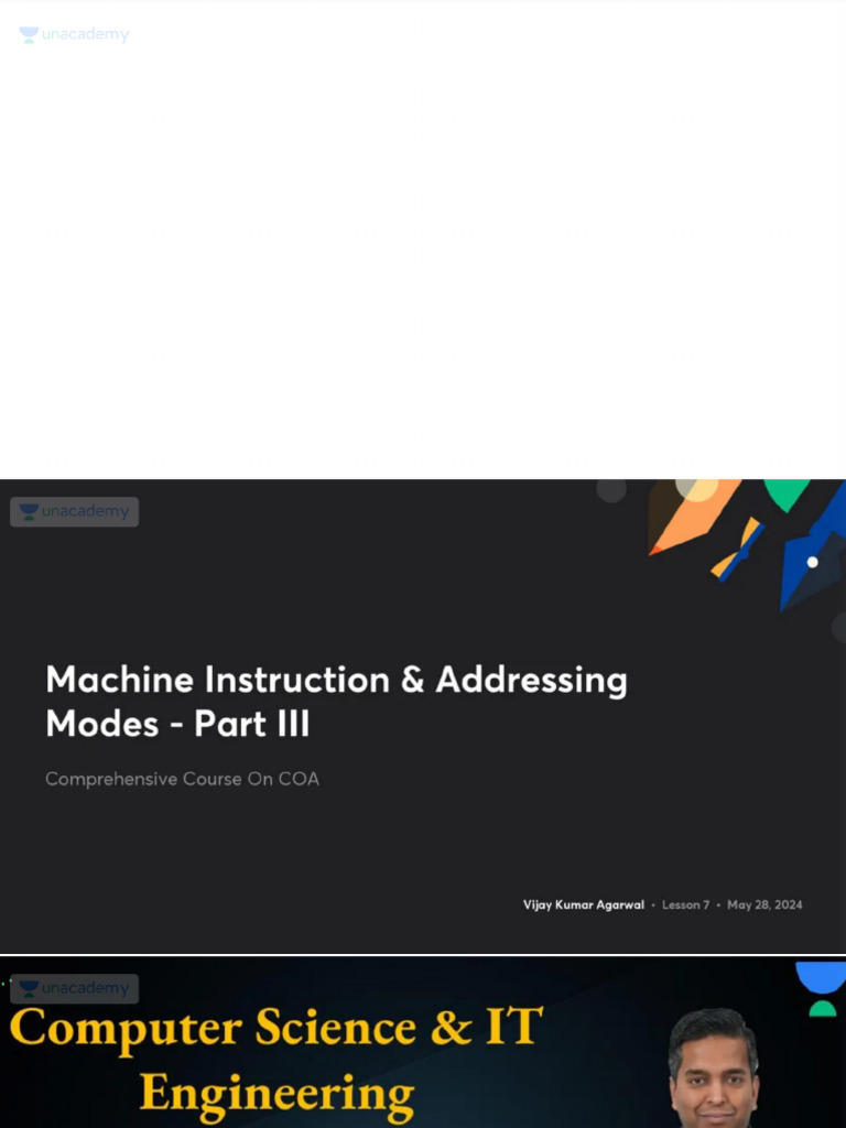 Machine Instruction Addressing Modes Part III With Anno | PDF