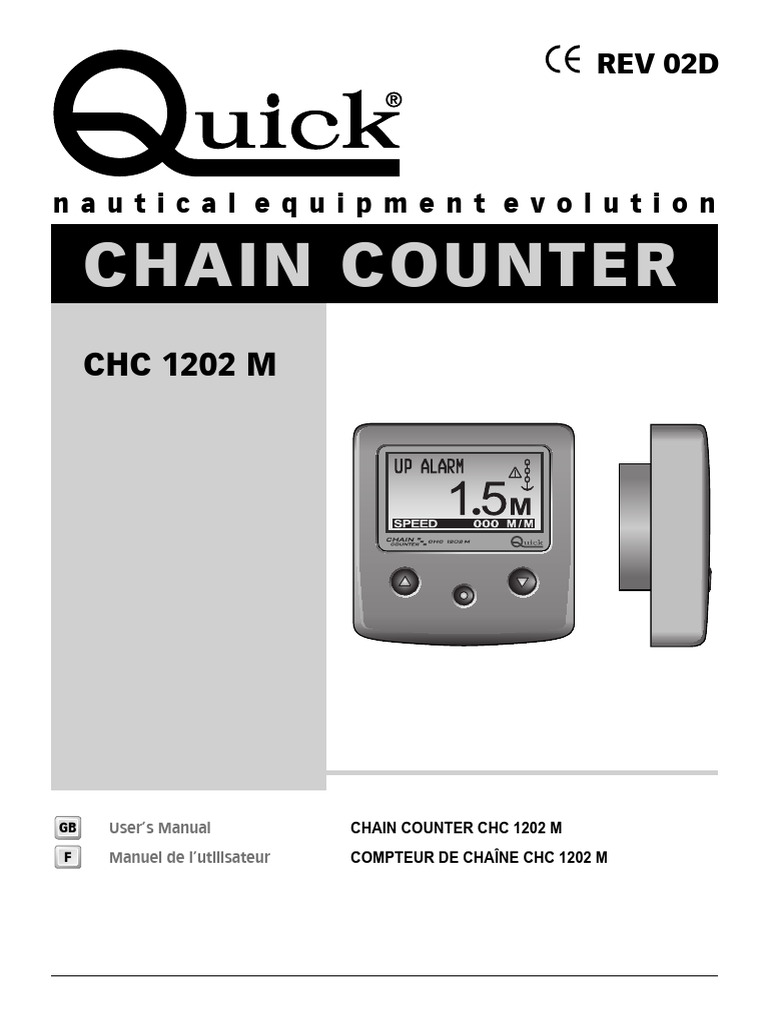 15205OM 1202M Chain Counter | PDF | Menu (Computing) | Screw