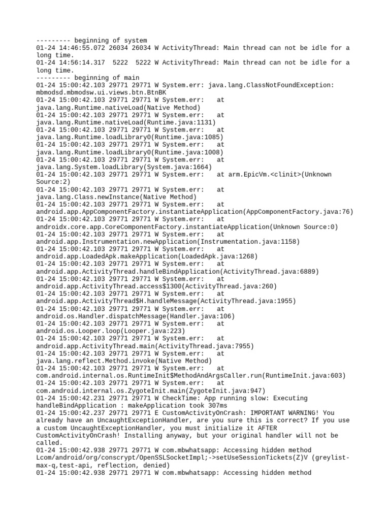 Android App Performance Warnings | PDF | Java (Programming Language ...