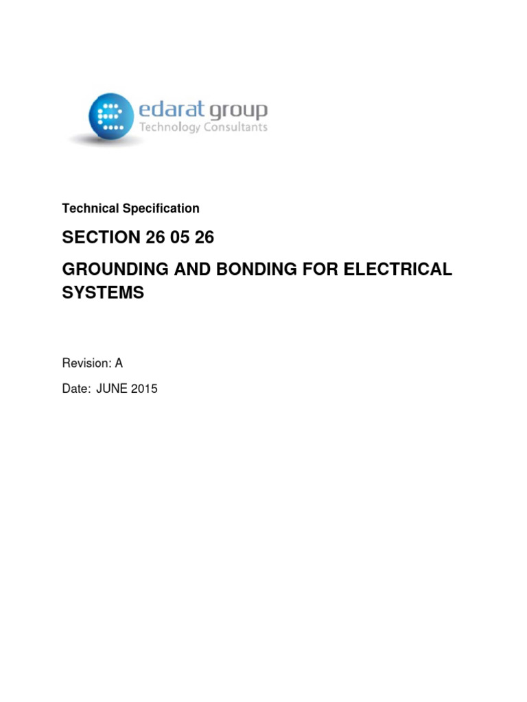 Grounding and Bonding of Electrical System | PDF | Welding | Construction