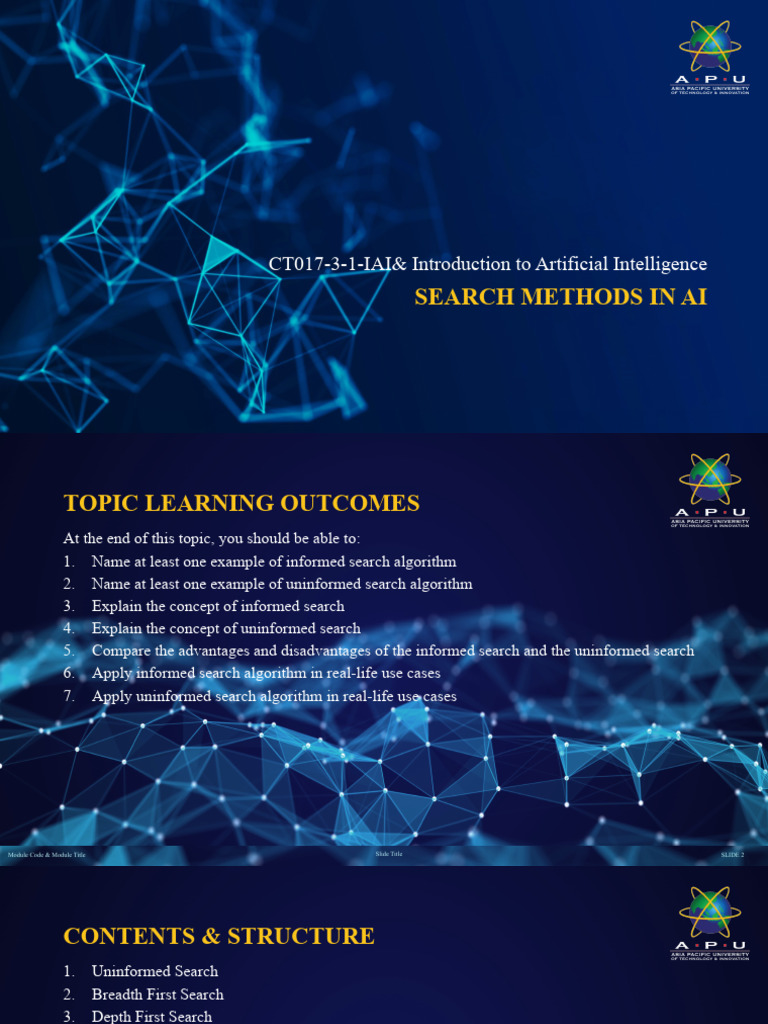 006 Searching Methods in AI | PDF | Mathematical Relations | Algorithms ...