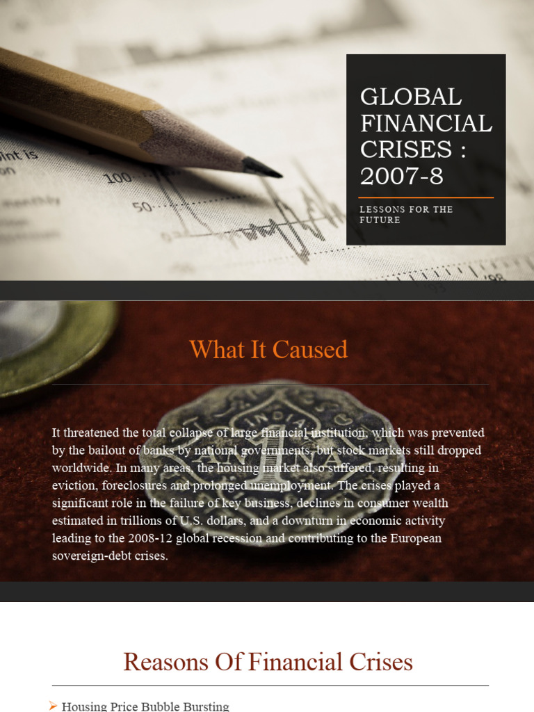 Lessons from the 2007-2008 Crisis | PDF | Collateralized Debt ...