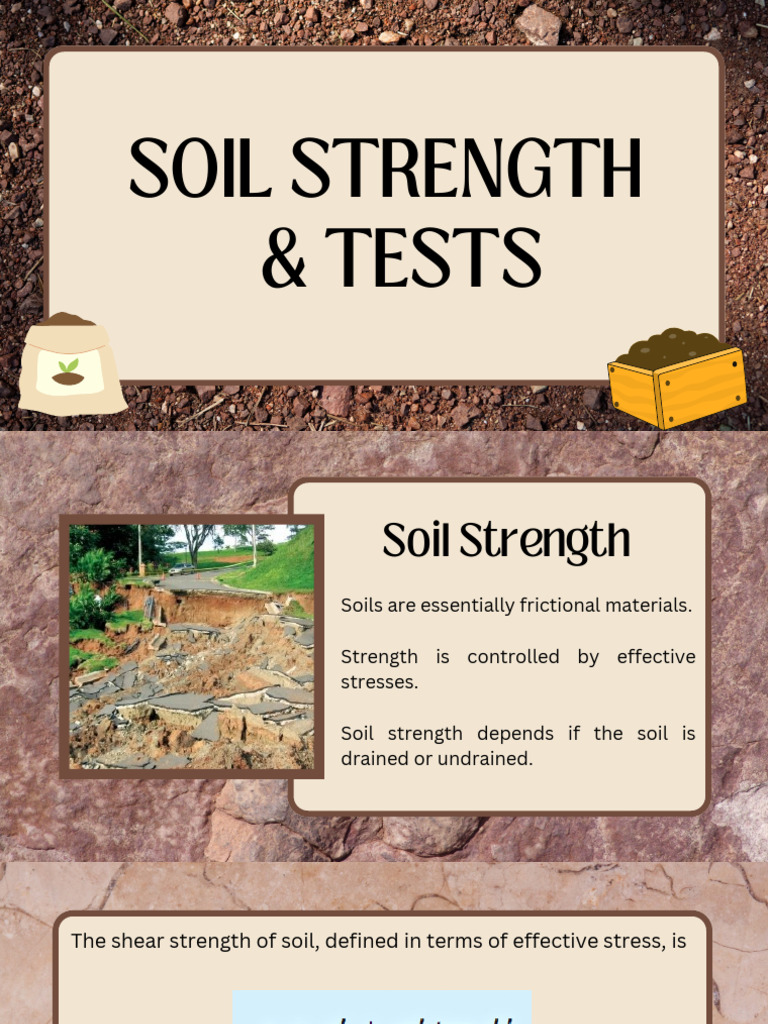 Soil Strength Testing Methods | PDF | Natural Materials | Continuum ...