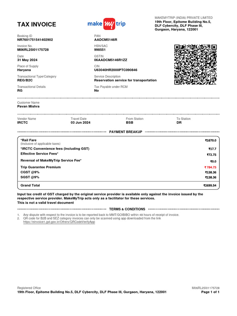 NR7601751541402902 Invoice | PDF | Invoice | Government Finances
