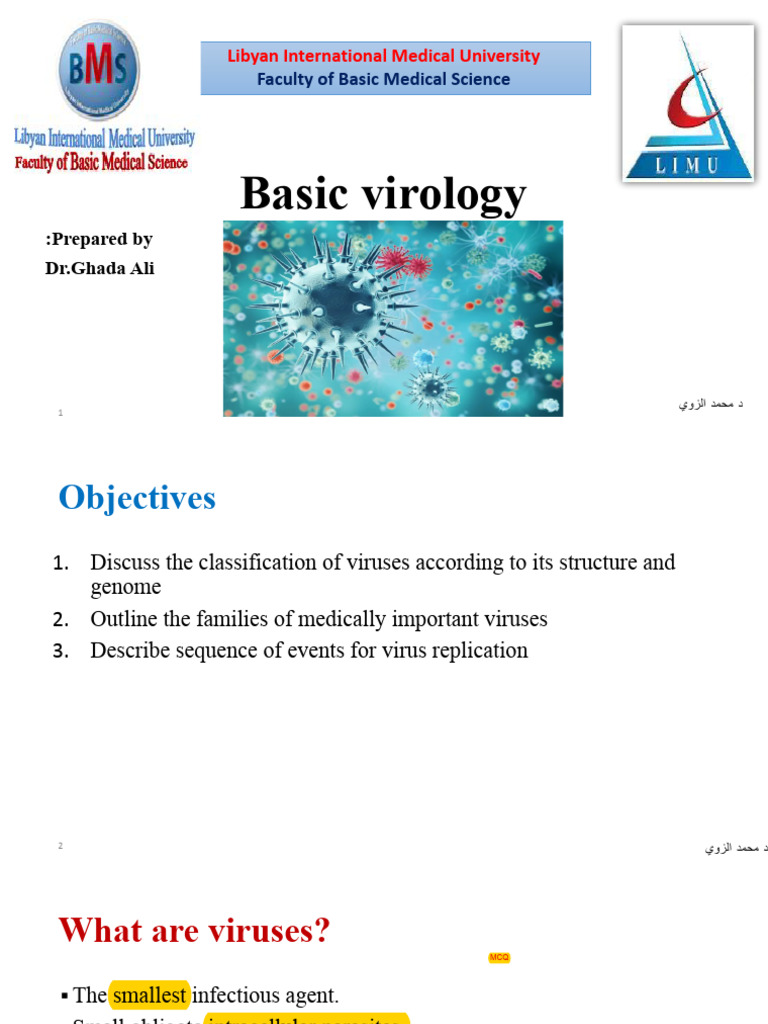 Overview of Basic Virology Concepts | PDF | Virus | Biology