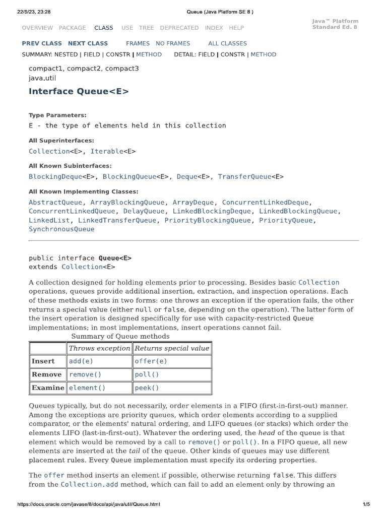 Queue | PDF
