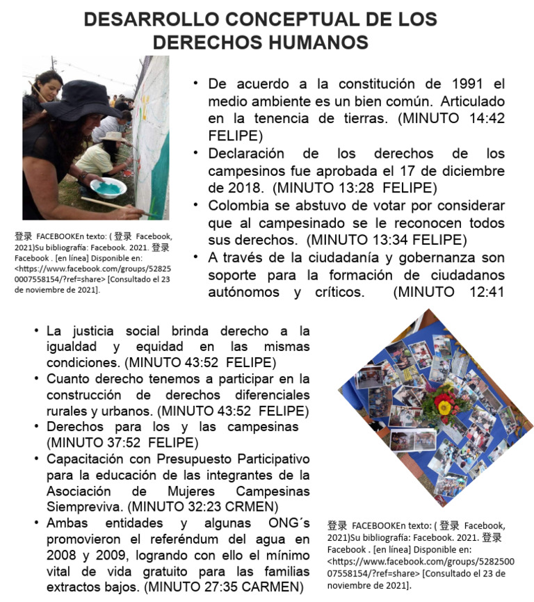 Derechos Humanos y Justicia Social en Colombia | PDF