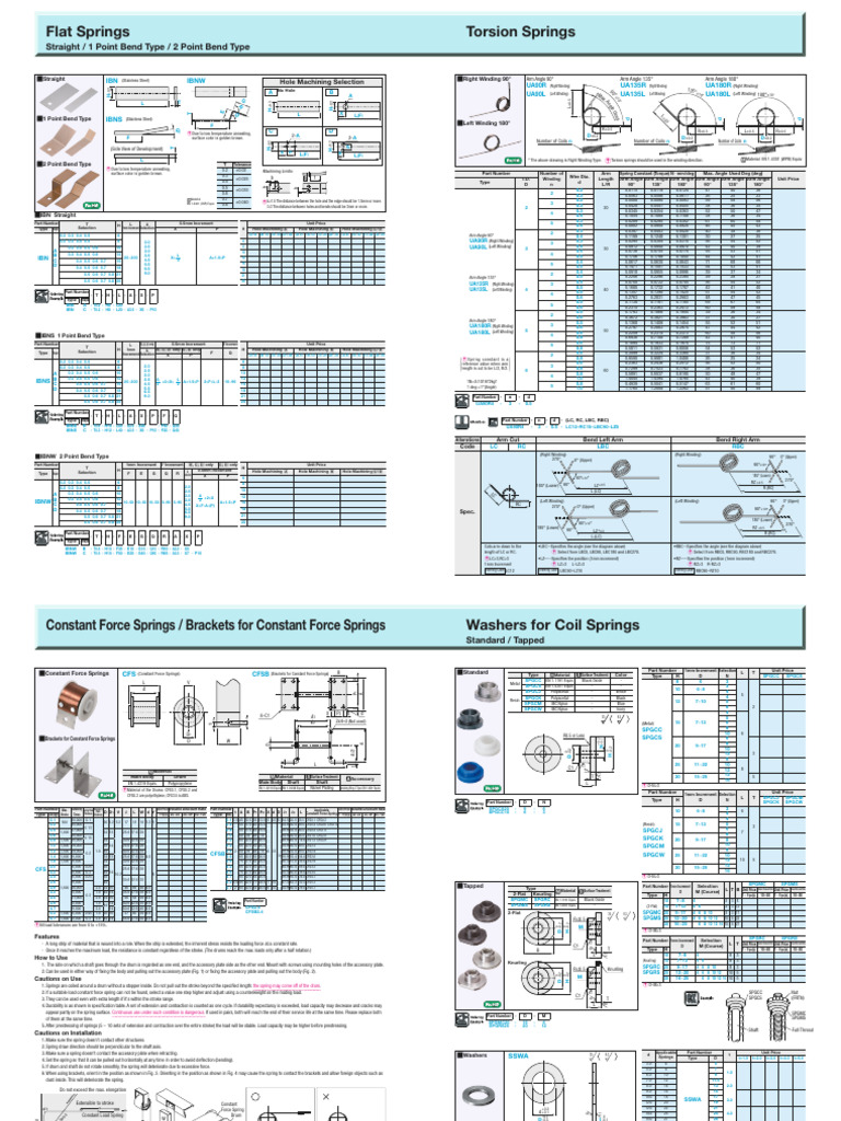 Springs | PDF | Metalworking | Industrial Processes