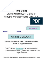 OSCOLA - Unreported Case
