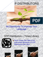 STP Distributors: An Opportunity To Improve Your Language