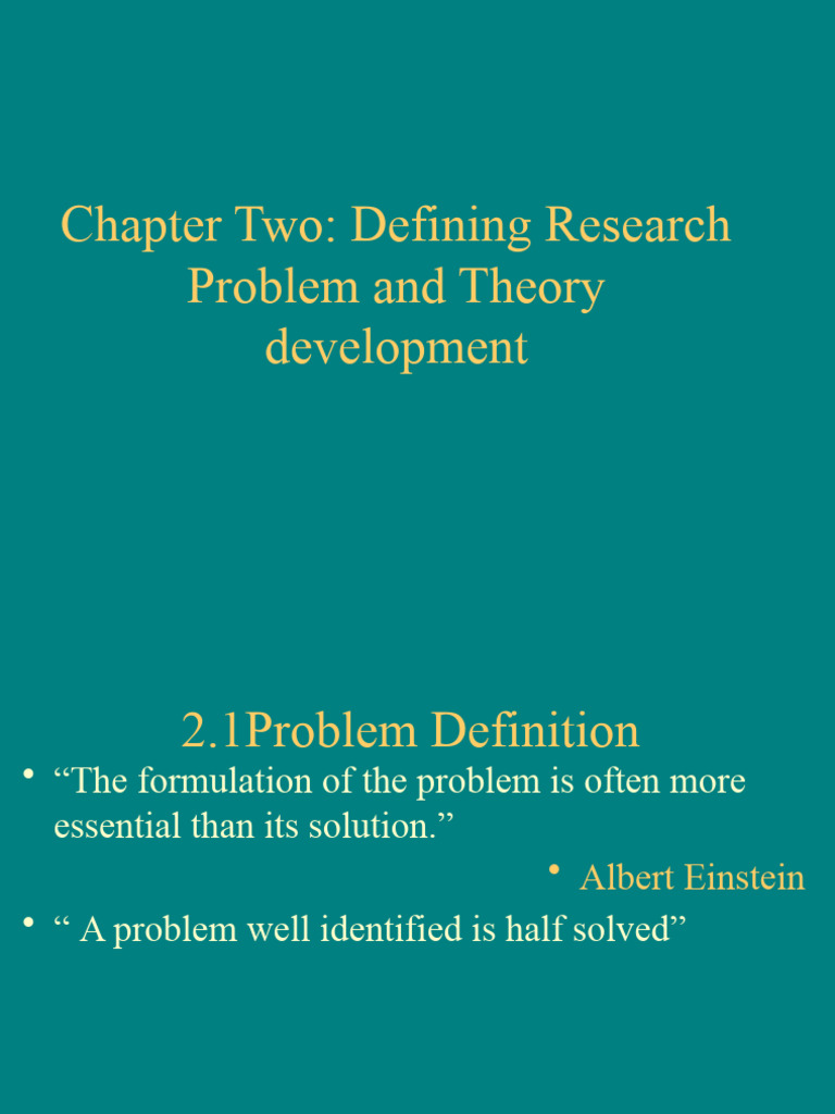 Ch2EdittedProblem Formulation - Copy-1 | PDF | Dependent And ...