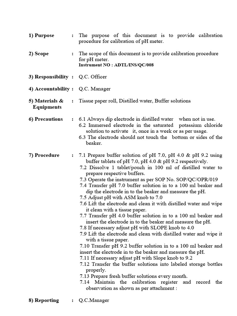 Calibration of ph meter pdf ph analytical chemistry