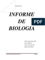 Informe de Biologia