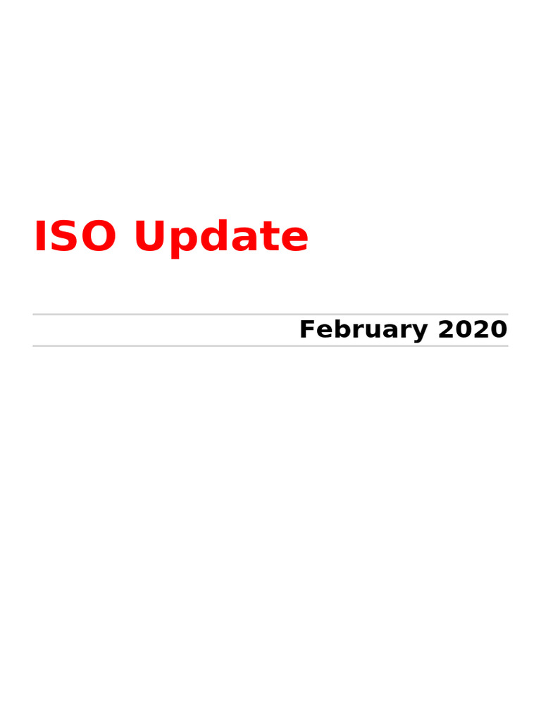 ISO Standards Update February 2020 | PDF | Information Technology ...