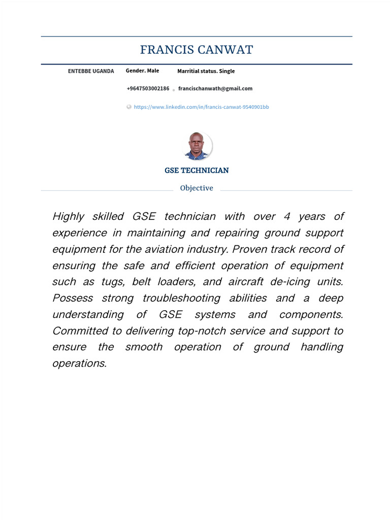 My+Resume+ | PDF | Aviation | Transport