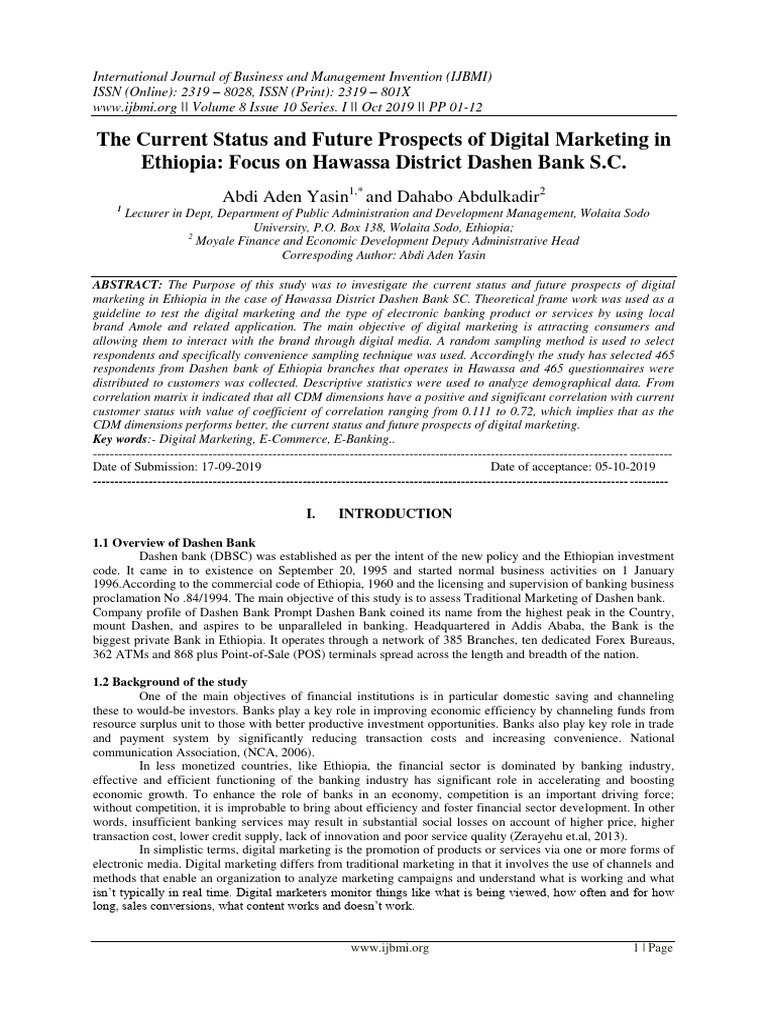 The Current Status And Future Prospects Of Digital Marketing In 