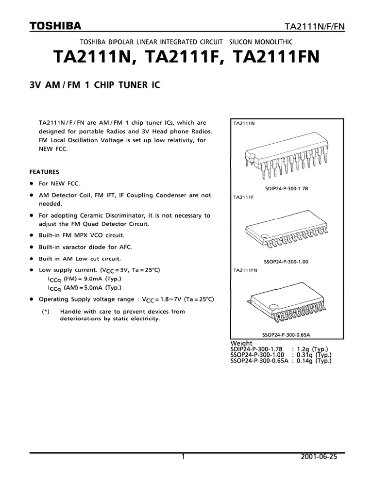Ta2111n Tos | PDF