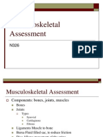 326 Musculoskeletal Assessment Fa10