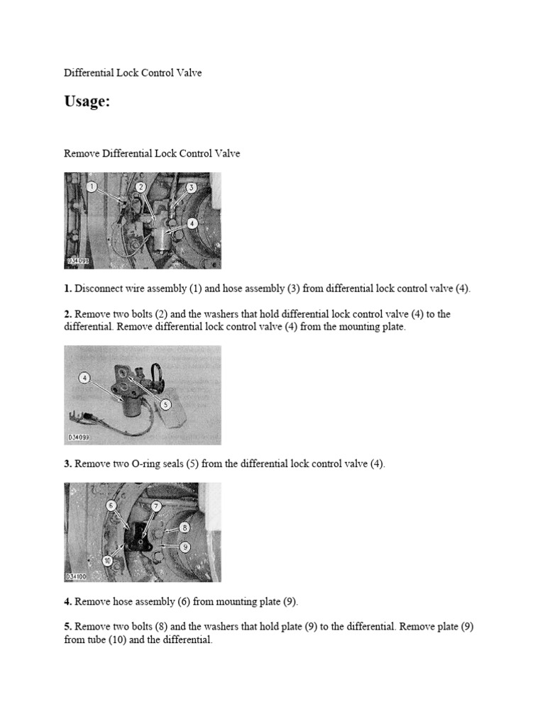 Differential Lock Valve Installation Guide | PDF | Science ...