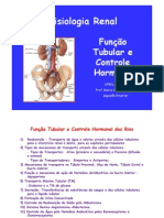 Função Tubular e Controle Hormonal - 2011