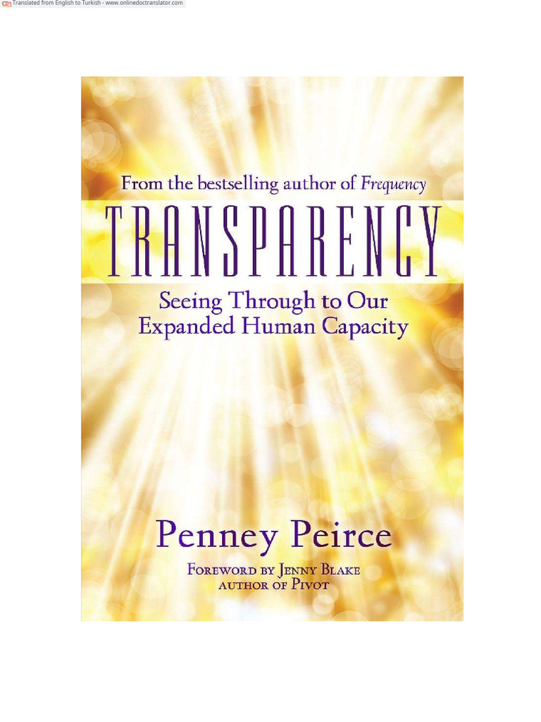 Şeffaflık Genişletilmiş İnsan Kapasitemizin İçini Görmek Penney | PDF