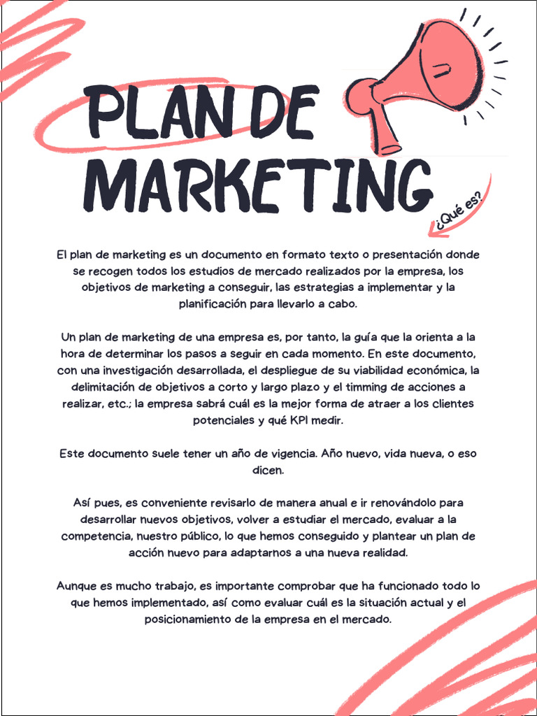 Guía Completa del Plan de Marketing | PDF | Marketing | Business