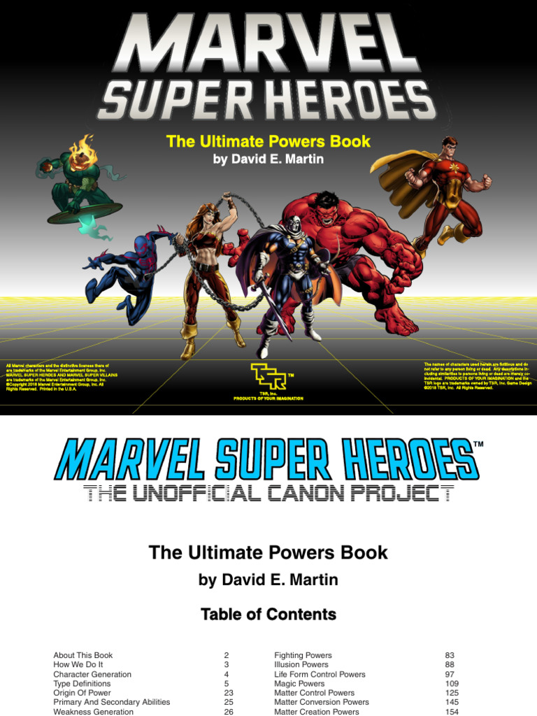 Ultimate Powers Book | PDF | Robot | Robotics