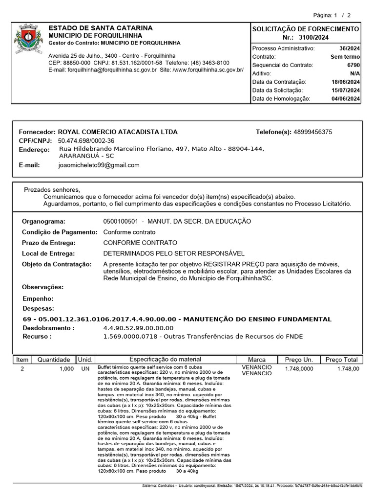 90-2024 SF 3100-2024 Gerente@ | PDF