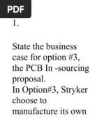 Stryker corporation case study solution picture