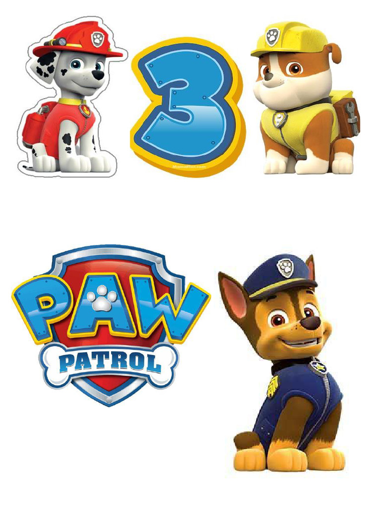 PAW PATROL Imágenes Imprimir | PDF