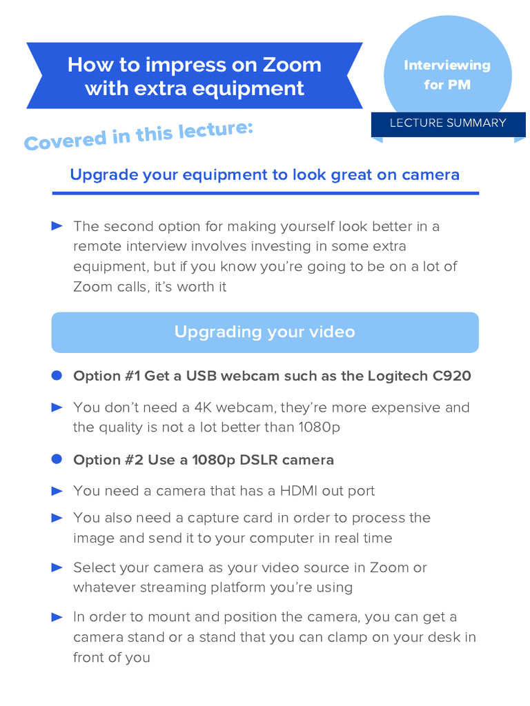 CHEAT+SHEET+-+How+to+impress+on+Zoom+with+extra+equipment | Download ...