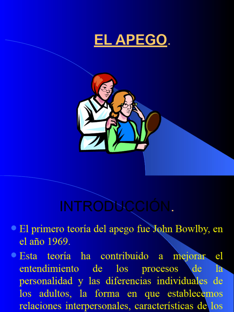 Teoría del Apego: Desarrollo y Tipos | PDF | Teoría de apego | Adultos