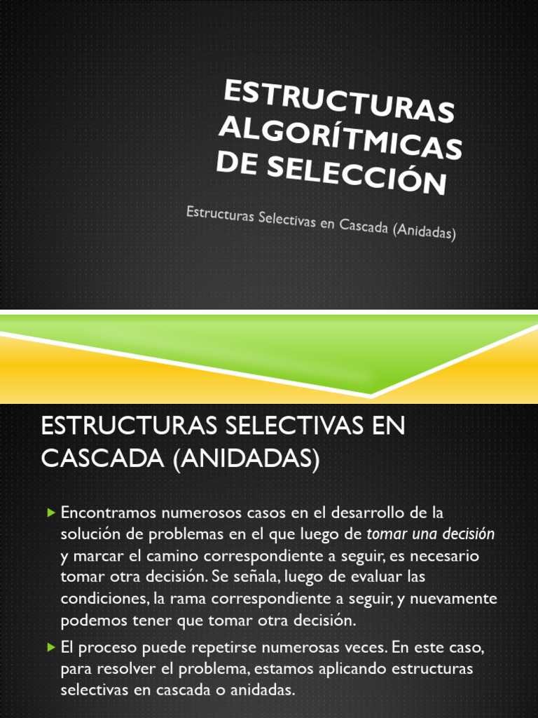 Estructuras Algorítmicas Selectivas y Repetitivas | PDF | Programa de ...