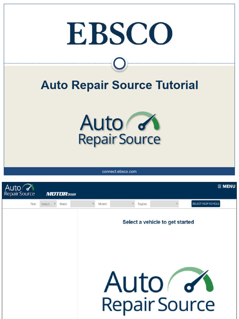 Auto Repair Source User Guide | PDF