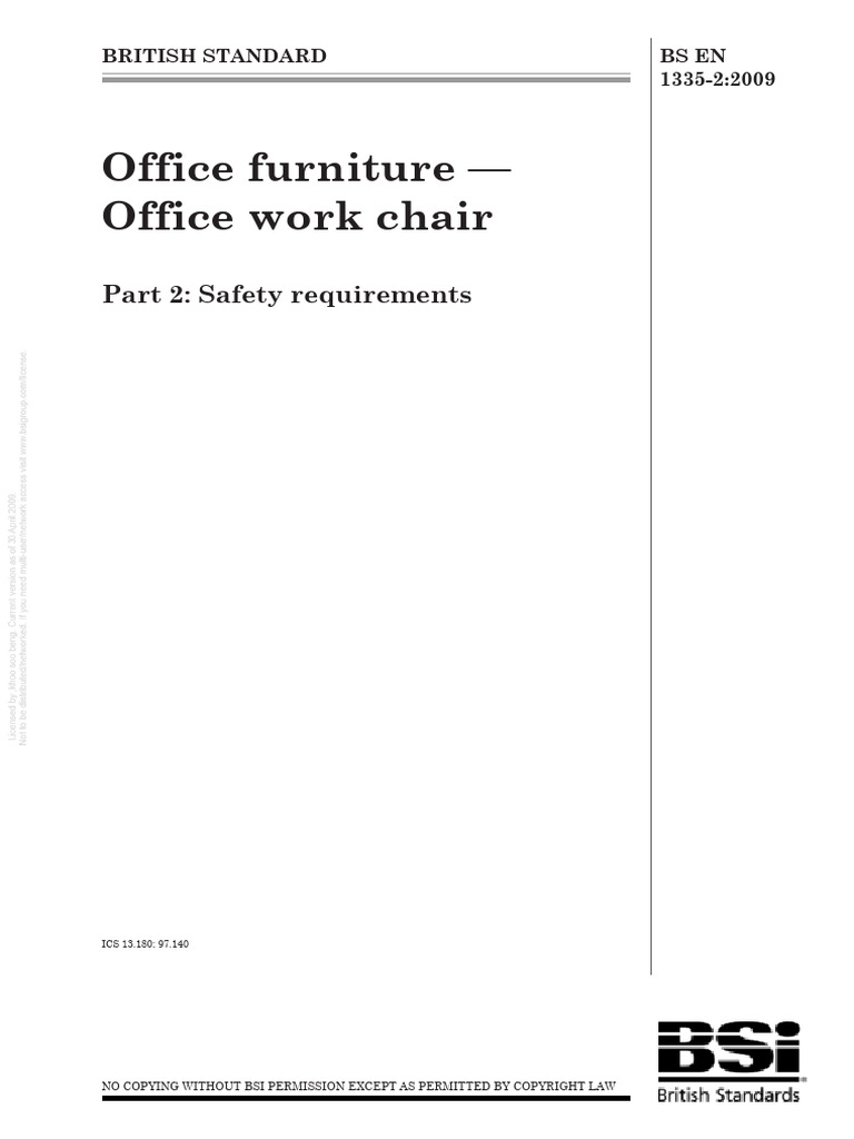 En1335 Part2 Safety Requirement | PDF | Technology & Engineering