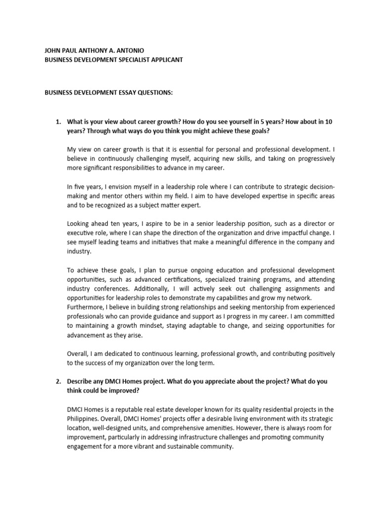 Business Development Insights and Strategies | PDF | Feasibility Study ...
