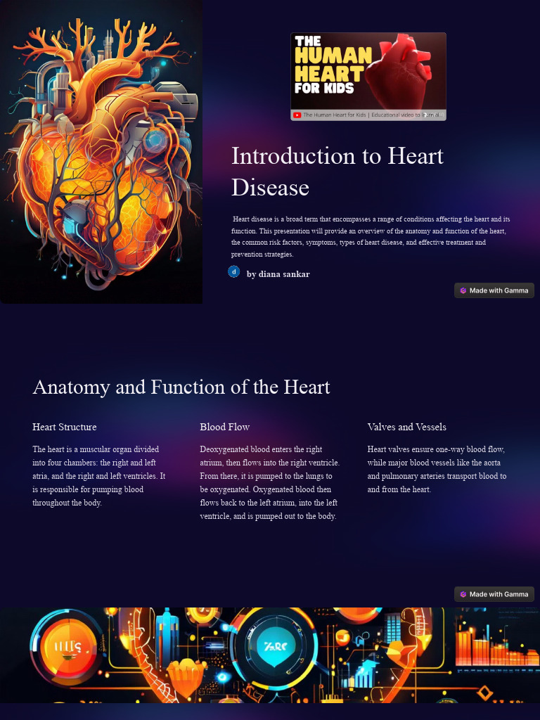 The human heart for kids or educational video to learn all about how