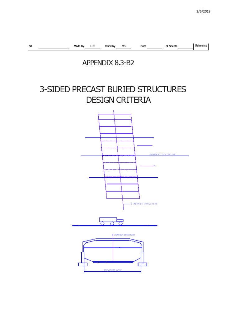 Precast Buried Structures Design Criteria | PDF | Geotechnical ...